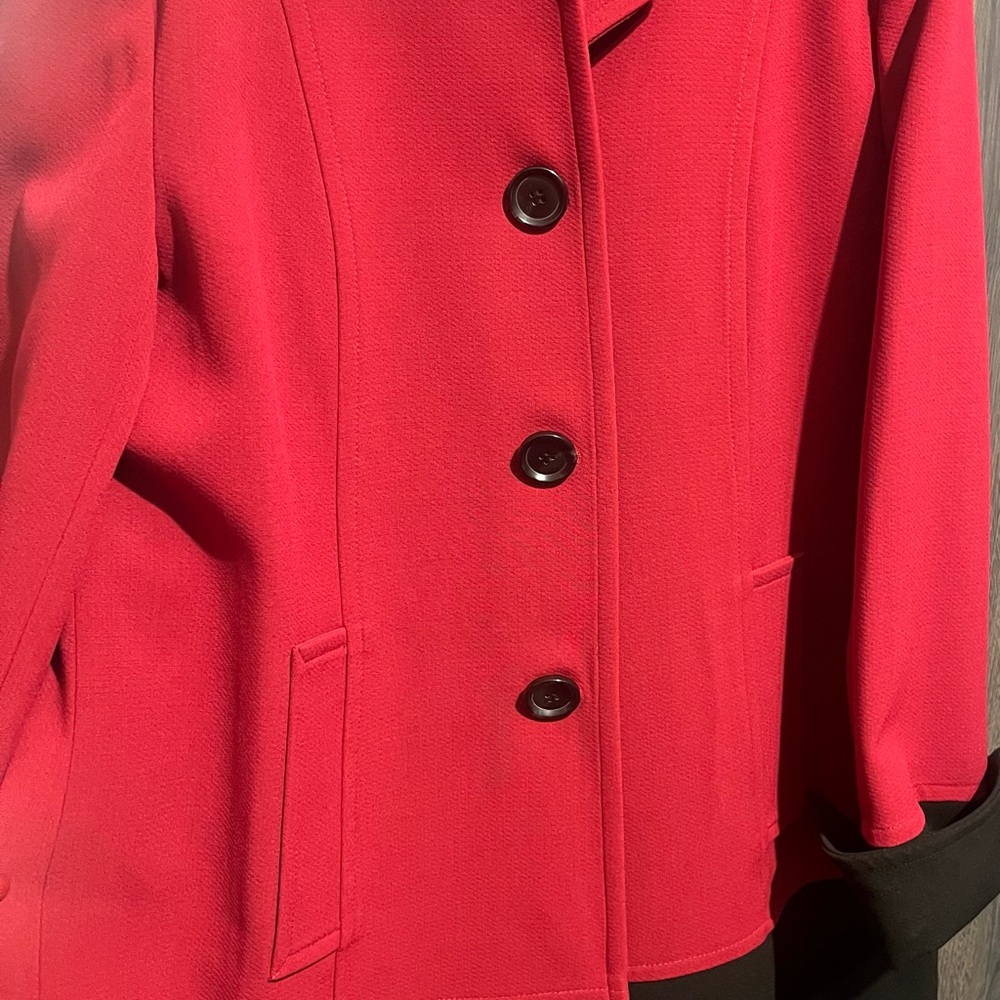 Investments Bold Red Coat